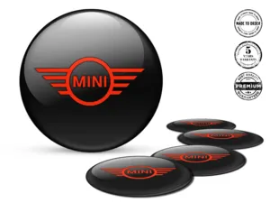 Mini Cooper Édition Décalques Roues Autocollants Résine Personnalisés